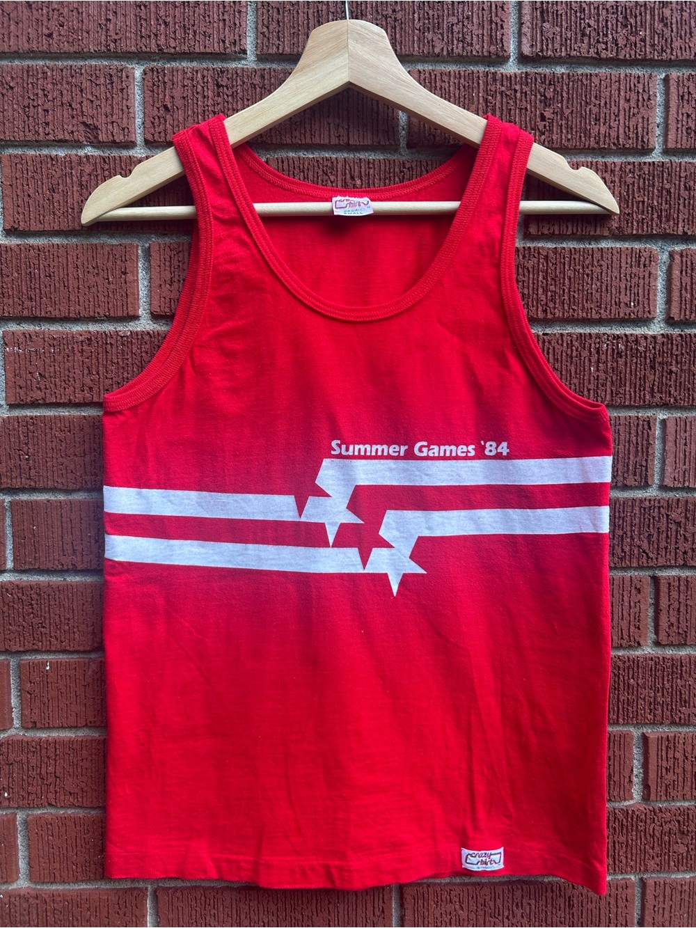 Vintage 1984 Summer Games Tank Top | Crazy Shirts Hawaii | Small